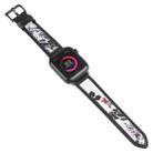 Ink Painting Leather Watch Band For Apple Watch Series 8&7 41mm / SE 2&6&SE&5&4 40mm / 3&2&1 38mm(Black) - 1