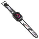 Ink Painting Leather Watch Band For Apple Watch Ultra 49mm / Series 8&7 45mm / SE 2&6&SE&5&4 44mm / 3&2&1 42mm(Black) - 1