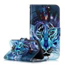 For Samsung Galaxy A22 5G Oil Embossed Pattern Horizontal Flip PU Leather Case with Holder & Card Slots & Wallet & Lanyard(Tiger) - 1