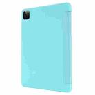 For iPad Pro 11 2022 / 2021 / 2020 TPU Horizontal Flip Leather Tablet Case with Three-folding Holder(Green) - 3
