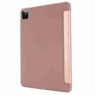 For iPad Pro 11 2022 / 2021 / 2020 TPU Horizontal Flip Leather Tablet Case with Three-folding Holder(Rose Gold) - 3