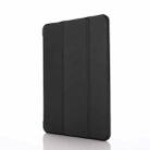 For iPad Pro 11 2022 / 2021 / 2020 TPU Horizontal Flip Leather Tablet Case with Three-folding Holder(Black) - 2