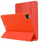 For iPad Pro 11 2022 / 2021 / 2020 TPU Horizontal Flip Leather Tablet Case with Three-folding Holder(Red) - 1