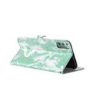 For Samsung Galaxy Note20 Cloud Fog Pattern Horizontal Flip Leather Case with Holder & Card Slot & Wallet(Mint Green) - 4