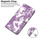 For Samsung Galaxy Note20 Cloud Fog Pattern Horizontal Flip Leather Case with Holder & Card Slot & Wallet(Purple) - 6