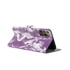 For Samsung Galaxy Note20 Ultra Cloud Fog Pattern Horizontal Flip Leather Case with Holder & Card Slot & Wallet(Purple) - 4
