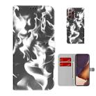 For Samsung Galaxy Note20 Ultra Cloud Fog Pattern Horizontal Flip Leather Case with Holder & Card Slot & Wallet(Black) - 1