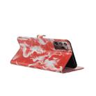 For Samsung Galaxy Note20 Ultra Cloud Fog Pattern Horizontal Flip Leather Case with Holder & Card Slot & Wallet(Red) - 4