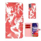 For Samsung Galaxy Quantum 2 / A82 5G Cloud Fog Pattern Horizontal Flip Leather Case with Holder & Card Slot & Wallet(Red) - 1