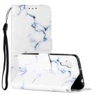 For Samsung Galaxy Xcover 5 Colored Drawing Marble Pattern Horizontal Flip PU Leather Case with Holder & Card Slots & Wallet(White Marble) - 1