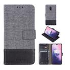 For OnePlus 7 MUXMA MX102 Horizontal Flip Canvas Leather Case with Stand & Card Slot & Wallet Function(Black) - 1