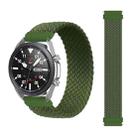 For Garmin Vivoactive 3 Adjustable Nylon Braided Elasticity Watch Band, Size:125mm(Army Green) - 1