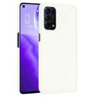 For OPPO Reno5 5G / Find X3 Lite Shockproof Crocodile Texture PC + PU Case(White) - 1