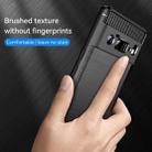 For Google Pixel 6 Pro Brushed Texture Carbon Fiber TPU Case(Black) - 6