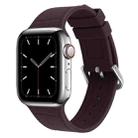 Bamboo Joint Silicone Watch Band For Apple Watch Ultra 49mm&Watch Ultra 2 49mm / Series 9&8&7 45mm / SE 3&SE 2&6&SE&5&4 44mm / 3&2&1 42mm(Plum Purple) - 1