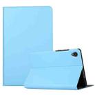 For Lenovo Tab M8 8705/8505 Voltage Craft Texture TPU Horizontal Flip Protective Case with Holder(Sky Blue) - 1