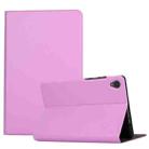 For Lenovo Tab M8 8705/8505 Voltage Craft Texture TPU Horizontal Flip Protective Case with Holder(Purple) - 1