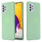 For Samsung Galaxy A82 Solid Color Liquid Silicone Dropproof Full Coverage Protective Case(Green) - 1