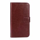 For Asus Zenfone 8 ZS590KS idewei Crazy Horse Texture Horizontal Flip Leather Case with Holder & Card Slots & Wallet(Brown) - 2