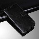 For Cubot C20 idewei Crazy Horse Texture Horizontal Flip Leather Case with Holder & Card Slots & Wallet(Black) - 1