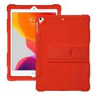 All-inclusive Silicone Shockproof Case with Holder For iPad 9.7 2018/2017 / Air 2 / Air / Pro 9.7 2016(Red) - 1