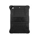 All-inclusive Silicone Shockproof Case with Holder For iPad Pro 10.5 / 10.2 2021 / 2020 / 2019 / Air 3(Black) - 1