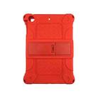 All-inclusive Silicone Shockproof Case with Holder For iPad Pro 10.5 / 10.2 2021 / 2020 / 2019 / Air 3(Red) - 1