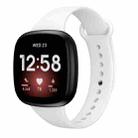 For Fitbit Versa 3 Silicone Watch Band(White) - 1