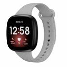 For Fitbit Versa 3 Silicone Watch Band(Grey) - 1