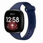 For Fitbit Versa 3 Silicone Watch Band(Midnight Blue) - 1
