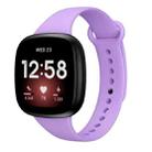 For Fitbit Versa 3 Silicone Watch Band(Purple) - 1