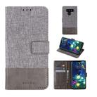 For LG V50 MUXMA MX102 Horizontal Flip Canvas Leather Case with Stand & Card Slot & Wallet Function(Grey) - 1
