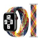 Metal Head Braided Nylon Watch Band, Size: S 135mm For Apple Watch Series 8&7 41mm / SE 2&6&SE&5&4 40mm / 3&2&1 38mm(Colorful) - 1