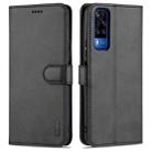 For vivo Y51 / Y31 AZNS Skin Feel Calf Texture Horizontal Flip Leather Case with Card Slots & Holder & Wallet((Black) - 1