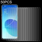 For OPPO Reno6 5G / Reno6 Lite / Reno7 5G / Reno7 SE 5G / A96 50 PCS 0.26mm 9H 2.5D Tempered Glass Film - 1