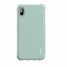 For iPhone XS Max wlons PC + TPU Shockproof Protective Case(Green) - 1