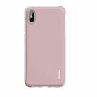 For iPhone X / XS wlons PC + TPU Shockproof Protective Case(Pink) - 1