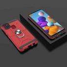 For Samsung Galaxy A21s War-god Armor TPU + PC Shockproof Magnetic Protective Case with Ring Holder(Red) - 8
