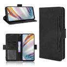 For Motorola Moto G40 Fusion / Moto G60 Skin Feel Calf Pattern Horizontal Flip Leather Case with Holder & Card Slots & Photo Frame(Black) - 1