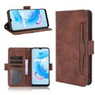 For OPPO Realme C11 2021 / C20 / C20A Skin Feel Calf Pattern Horizontal Flip Leather Case with Holder & Card Slots & Photo Frame(Brown) - 1