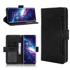 For TCL 20 Pro 5G Skin Feel Calf Pattern Horizontal Flip Leather Case with Holder & Card Slots & Photo Frame(Black) - 1