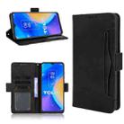 For TCL 20 SE Skin Feel Calf Pattern Horizontal Flip Leather Case with Holder & Card Slots & Photo Frame(Black) - 1