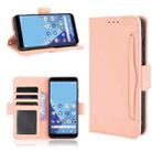 For Wiko Y51 / Sunny 5 Lite Skin Feel Calf Pattern Horizontal Flip Leather Case with Holder & Card Slots & Photo Frame(Pink) - 1