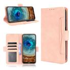 For Nokia X10 / X20 Skin Feel Calf Pattern Horizontal Flip Leather Case with Holder & Card Slots & Photo Frame(Pink) - 1