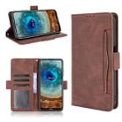 For Nokia X10 / X20 Skin Feel Calf Pattern Horizontal Flip Leather Case with Holder & Card Slots & Photo Frame(Brown) - 1