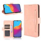 For Ulefone Note 10 Skin Feel Calf Pattern Horizontal Flip Leather Case with Holder & Card Slots & Photo Frame(Pink) - 1