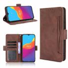 For Ulefone Note 10 Skin Feel Calf Pattern Horizontal Flip Leather Case with Holder & Card Slots & Photo Frame(Brown) - 1