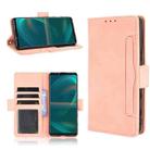 For Sony Xperia 5 III Skin Feel Calf Pattern Horizontal Flip Leather Case with Holder & Card Slots & Photo Frame(Pink) - 1