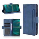 For Sony Xperia 5 III Skin Feel Calf Pattern Horizontal Flip Leather Case with Holder & Card Slots & Photo Frame(Blue) - 1