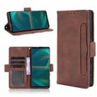 For Sony Xperia 5 III Skin Feel Calf Pattern Horizontal Flip Leather Case with Holder & Card Slots & Photo Frame(Brown) - 1